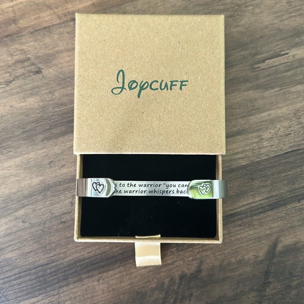 NEW IN BOX Joycuff Warrior Bracelet | Silver Cuff
